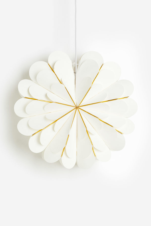 H&M HOME Paper Star Lampshade White