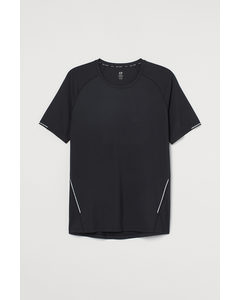 Coolmax® Hardloopshirt Zwart