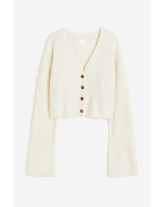 Short Cardigan Cream