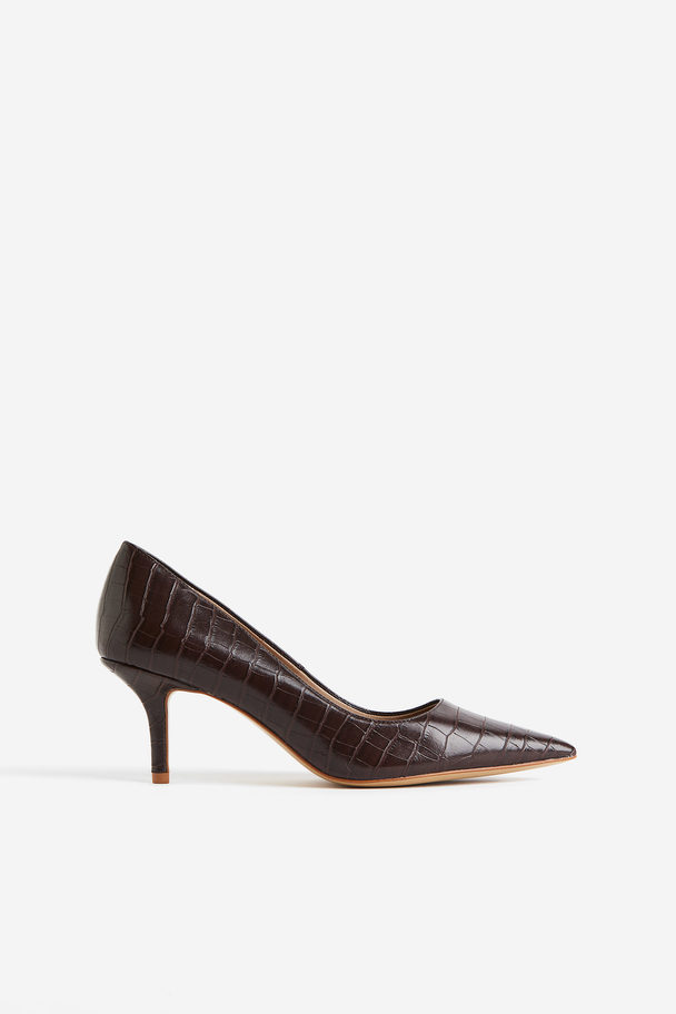 H&M Pumps Dunkelbraun