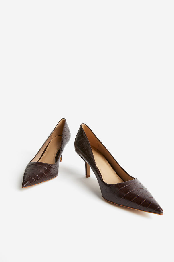 H&M Pumps Dunkelbraun