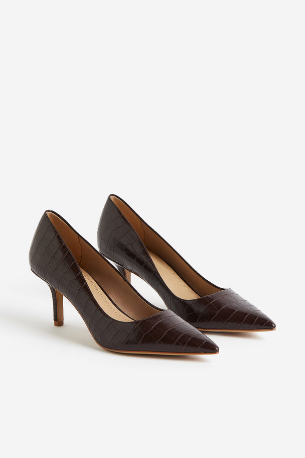 H&M Pumps Dunkelbraun