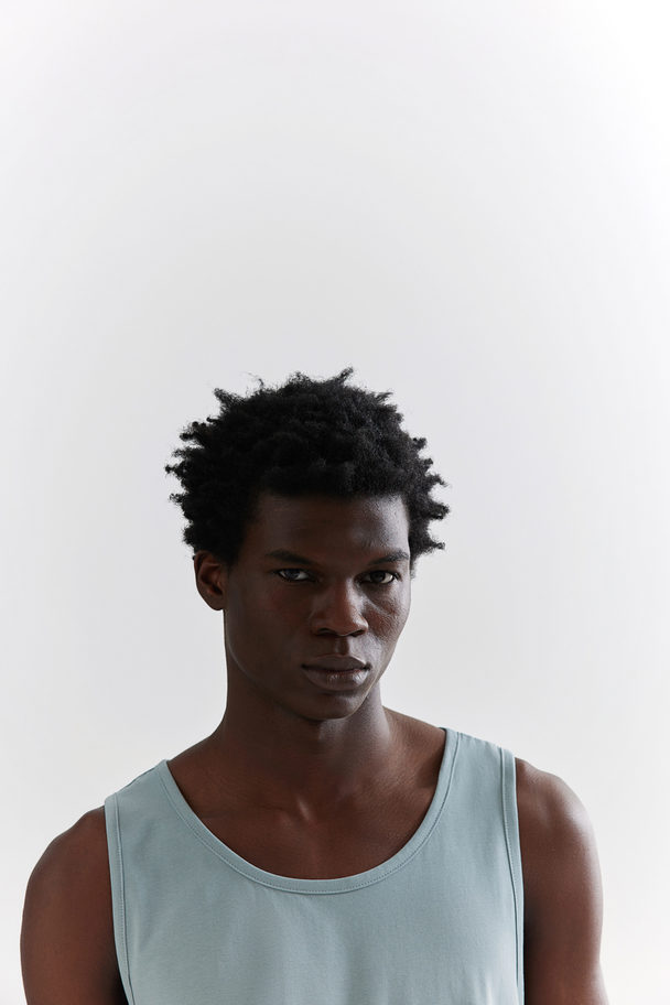 H&M Tanktop - Regular Fit Turkoois