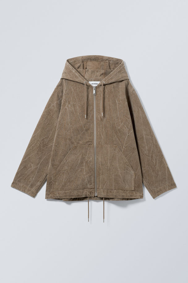 Weekday Loa Washed Jacket Washed Beige