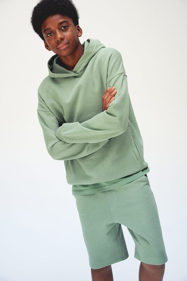 H&M 2-teiliges Sweatshirt-Set Grün