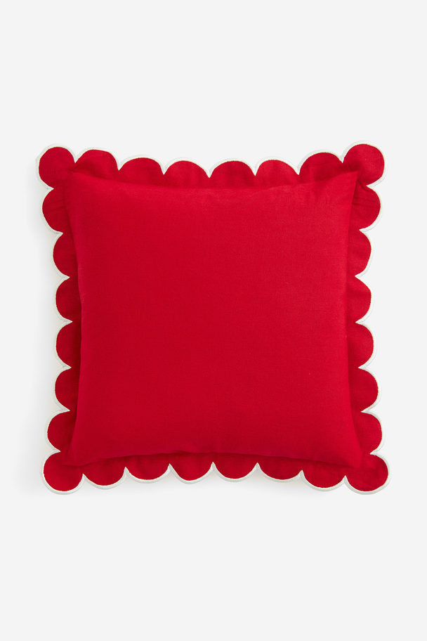 H&M HOME Linen-blend Cushion Cover Red