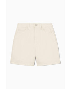 Relaxed-fit Denim Shorts Off-white