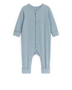 Pyjama aus Baumwolle/Lyocell Taube