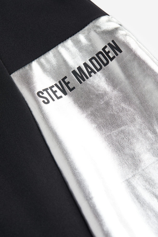 Steve Madden Bethany Leggings Black/reflective Grey