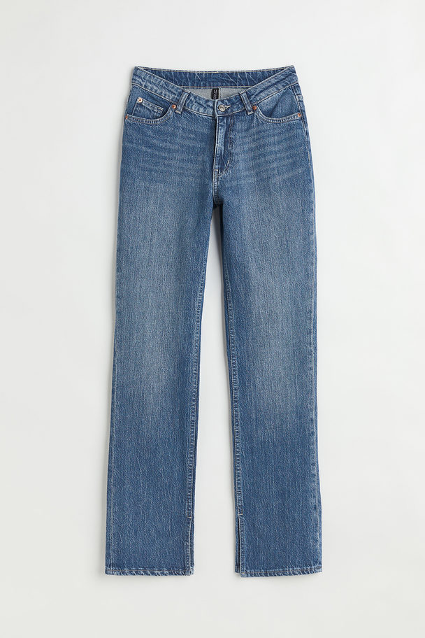 H&M Bootcut High Jeans Denim Blue