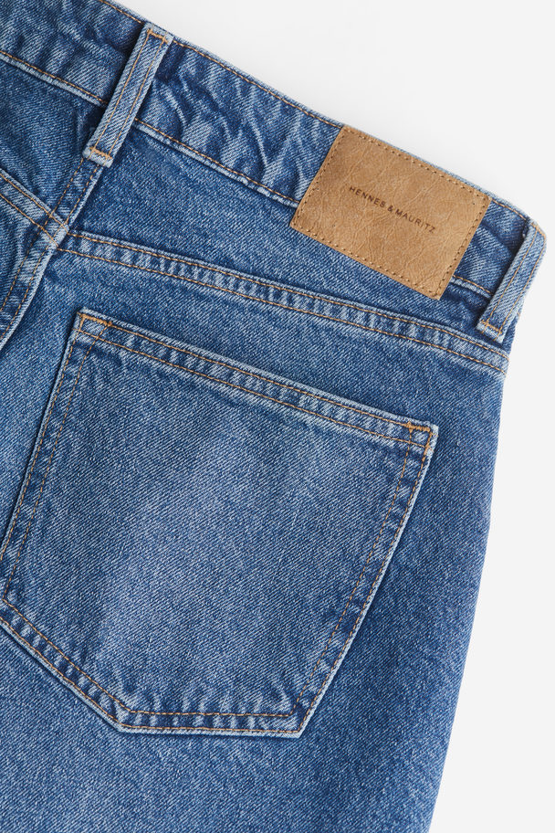 H&M Regular Denimshorts Denimblå