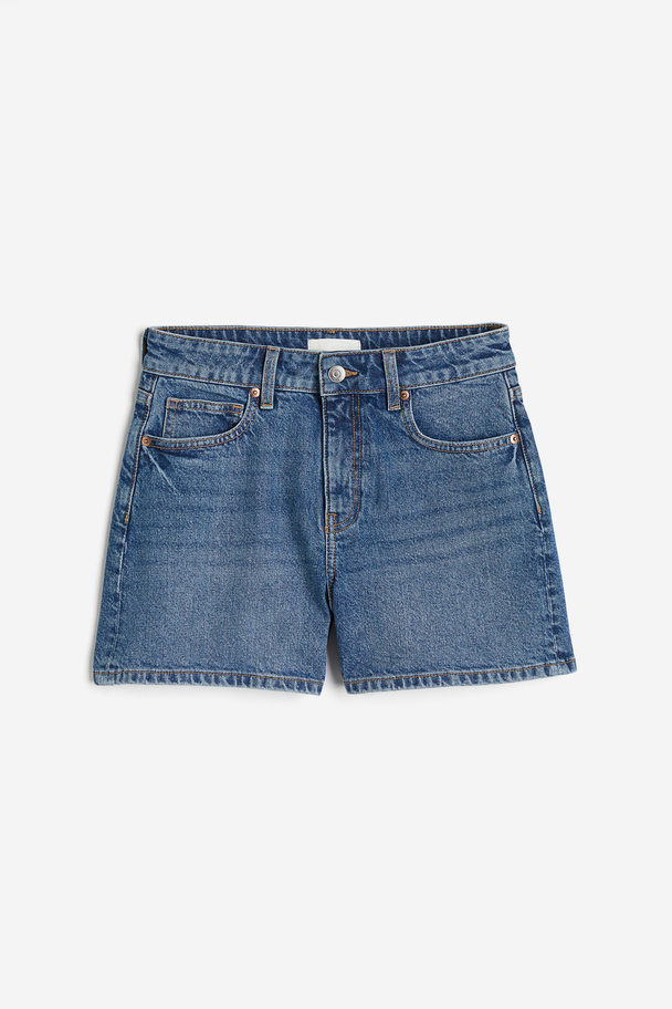 H&M Regular Denimshorts Denimblå