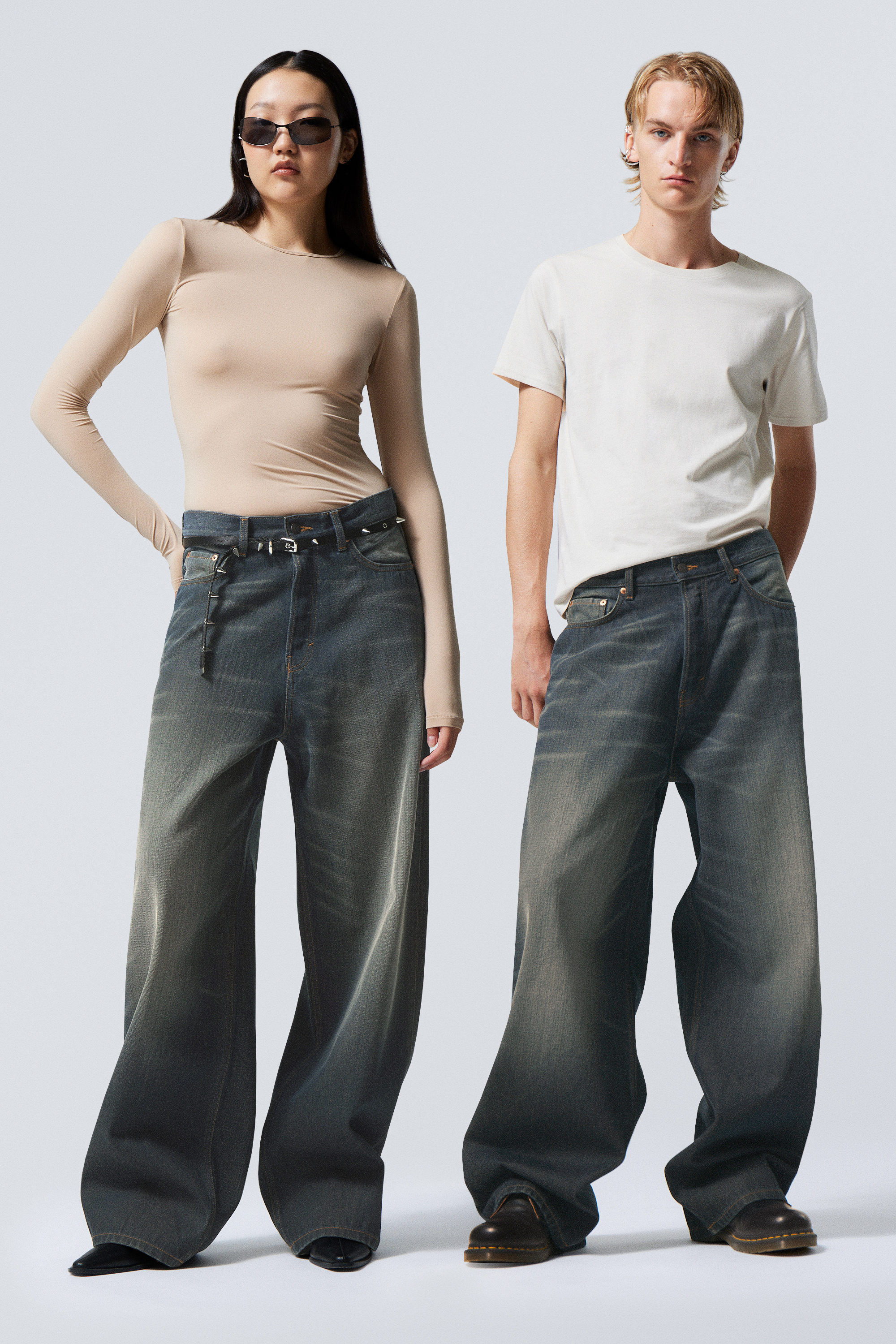 Astro Loose Baggy Jeans Marsh Blue | Afound.com