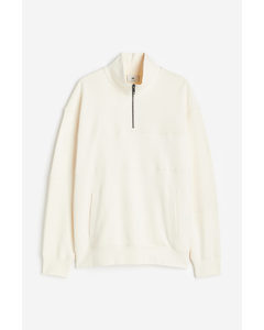 Loose Fit Sweatshirt Cream