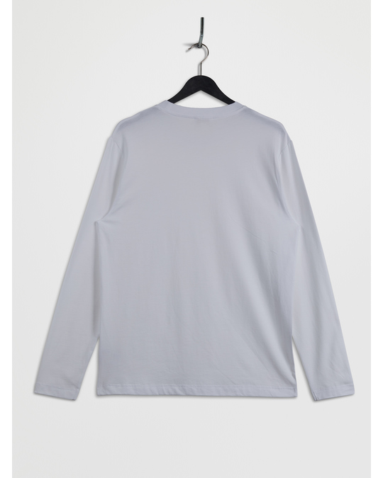 COS Long-Sleeved Brushed-Cotton T-Shirt White