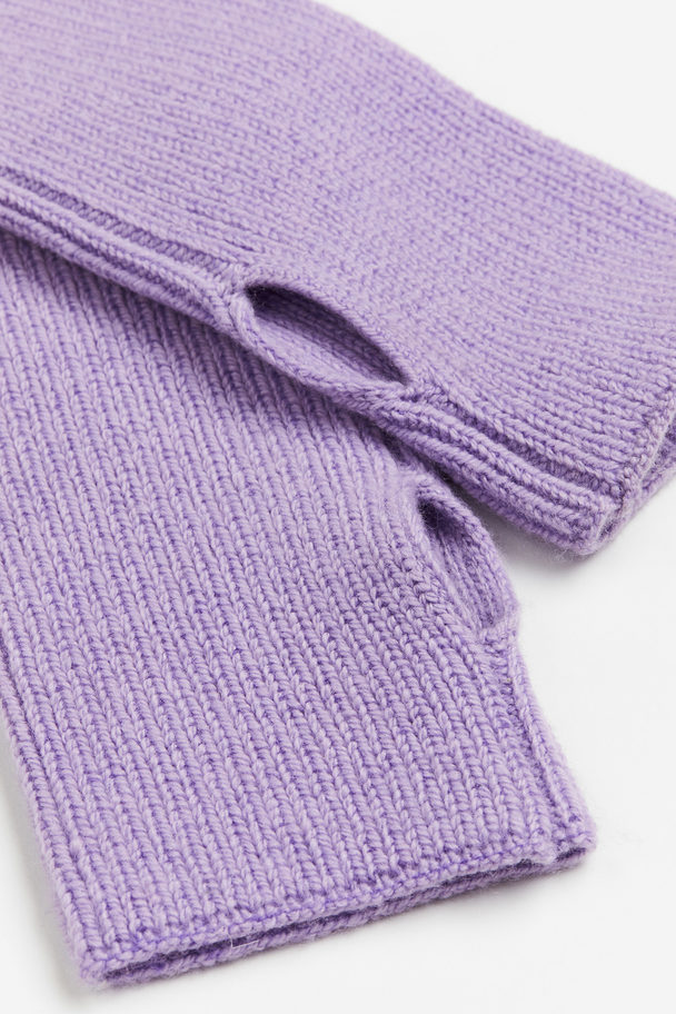 H&M Fingerless Gloves Purple