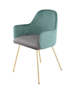 Chair Richard 525 green / grey