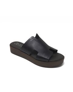 Tarissa Platform Sandal In Black Leather