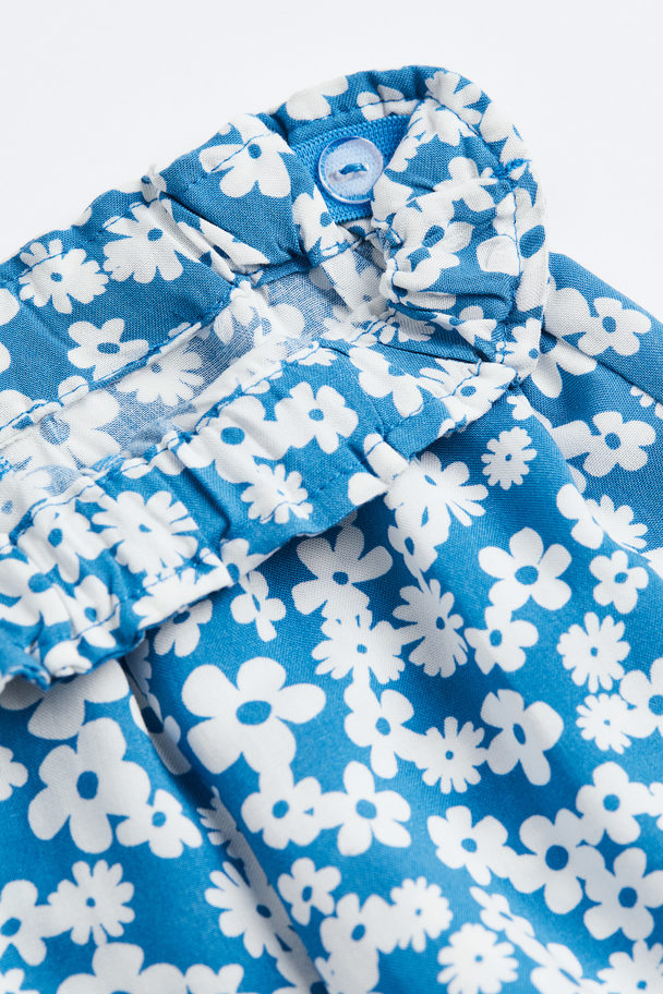 H&M 2-piece Cotton Set Blue/floral