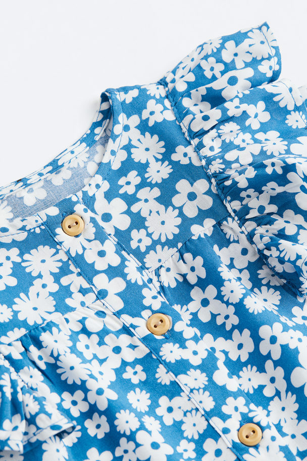 H&M 2-piece Cotton Set Blue/floral