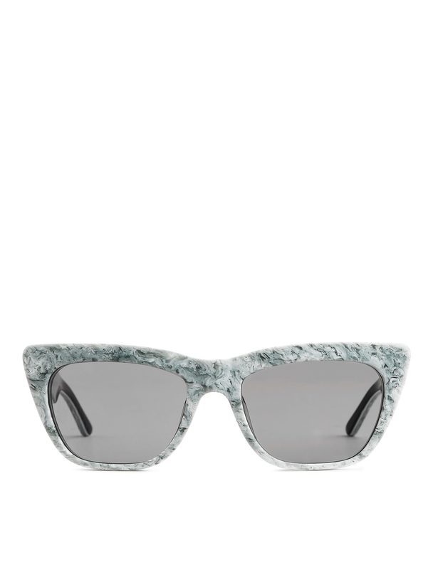 ARKET Cat-eye Acetate Sunglasses Grey