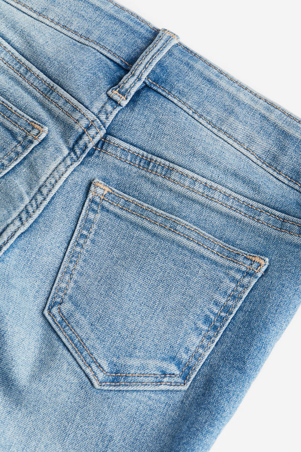 H&M Skinny Fit Lined Jeans Licht Denimblauw