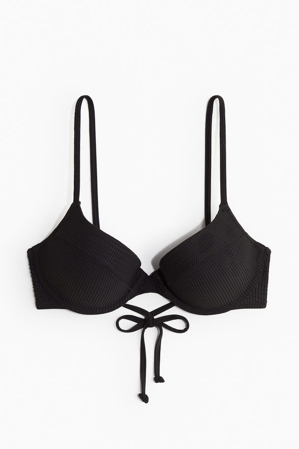 H&M Push-up Bikinitop Zwart