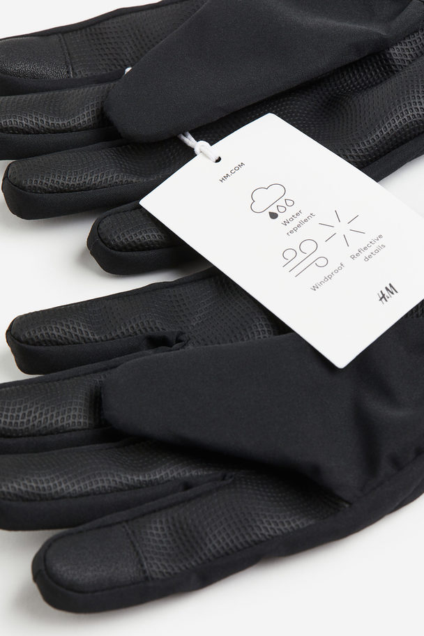 H&M Waterafstotende Handschoenen Zwart