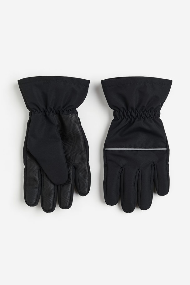 H&M Water-repellent Gloves Black