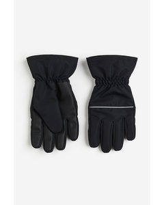 Water-repellent Gloves Black
