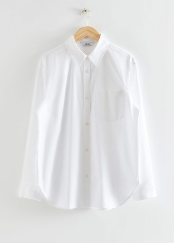 & Other Stories Relaxed Fit Shirt White