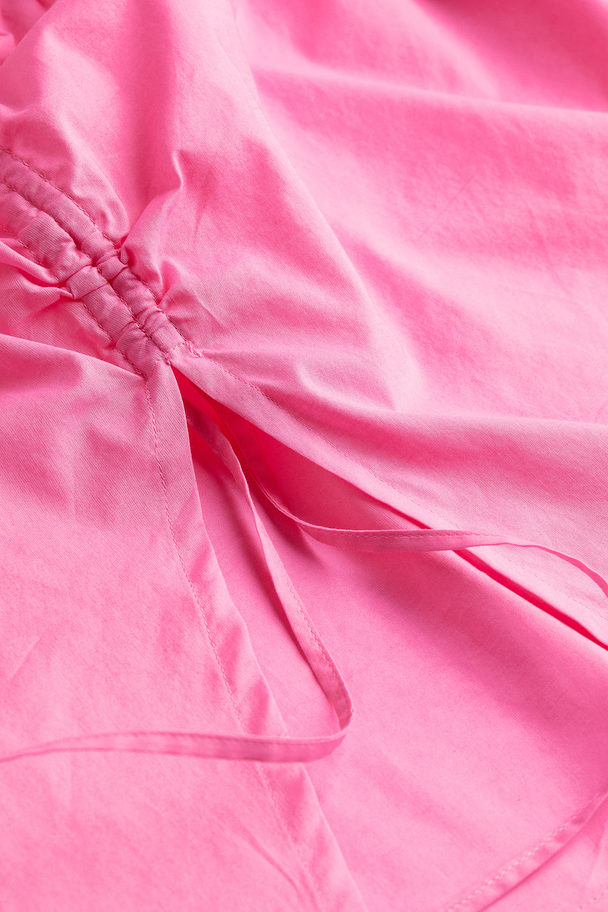H&M Drawstring-detail Beach Skirt Pink