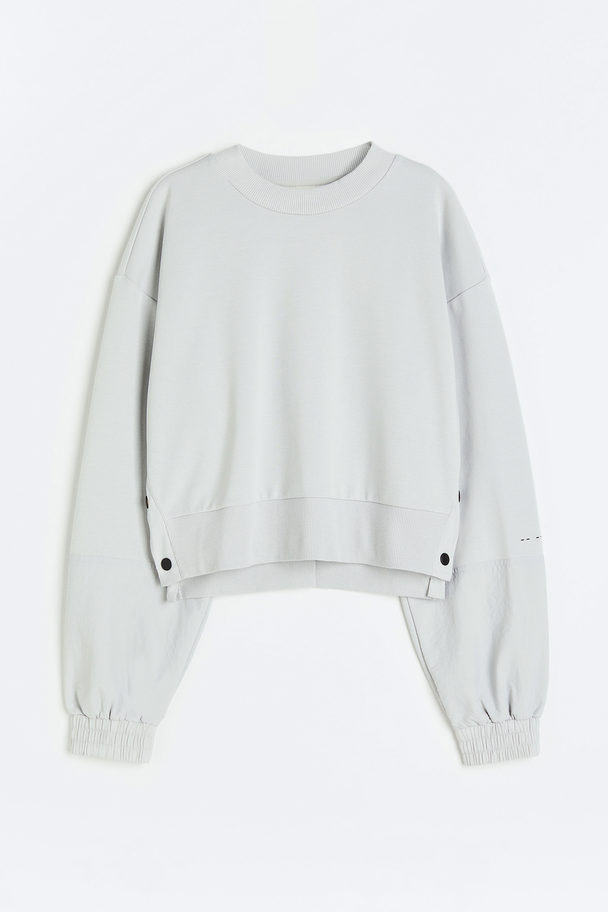 H&M Drymove™ Sports Sweatshirt Light Grey