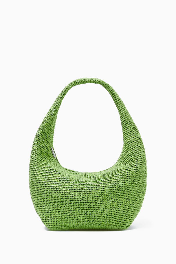 COS Mini Sling Bag - Raffia Green