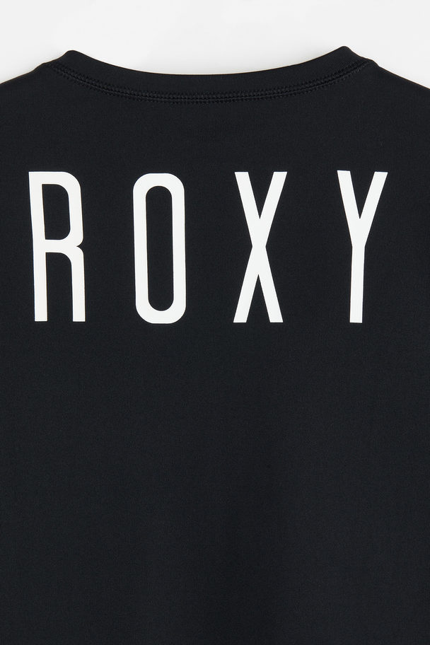 Roxy Enjoy Waves Long Sleeve Upf 50 Rash Vest Schwarz