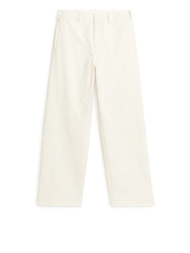 ARKET Corduroy Trousers Off-white