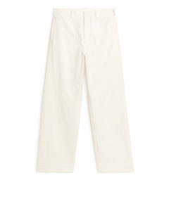 Corduroy Trousers Off-white