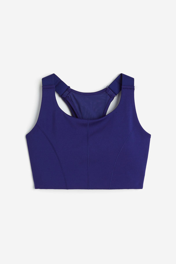 H&M Sport-BH aus DryMove™ High Support Dunkelblau