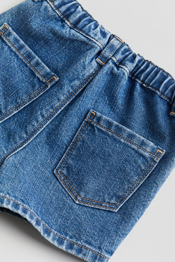 H&M Denim Short Denimblauw