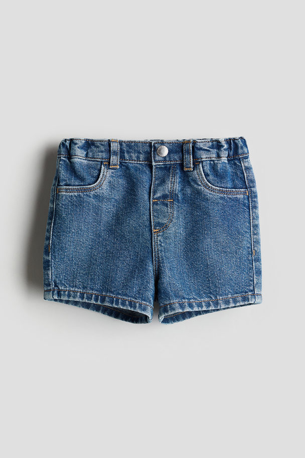 H&M Denim Shorts Denim Blue