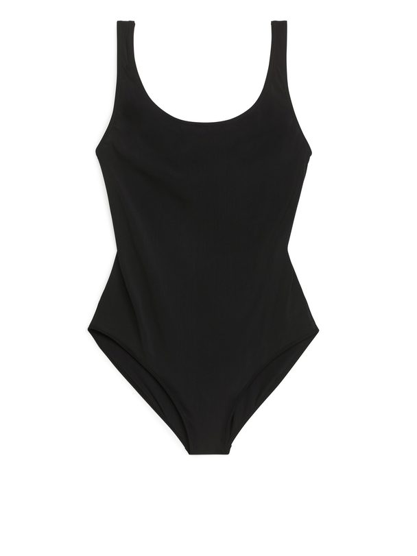 ARKET Matte Swimsuit Black