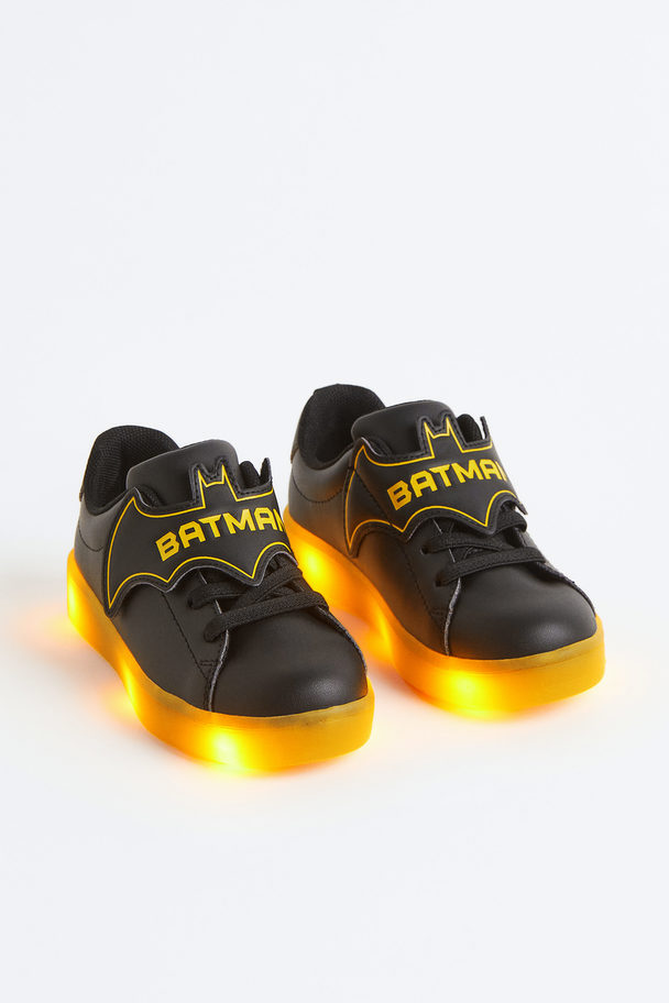 H&M Flashing Trainers Black/batman