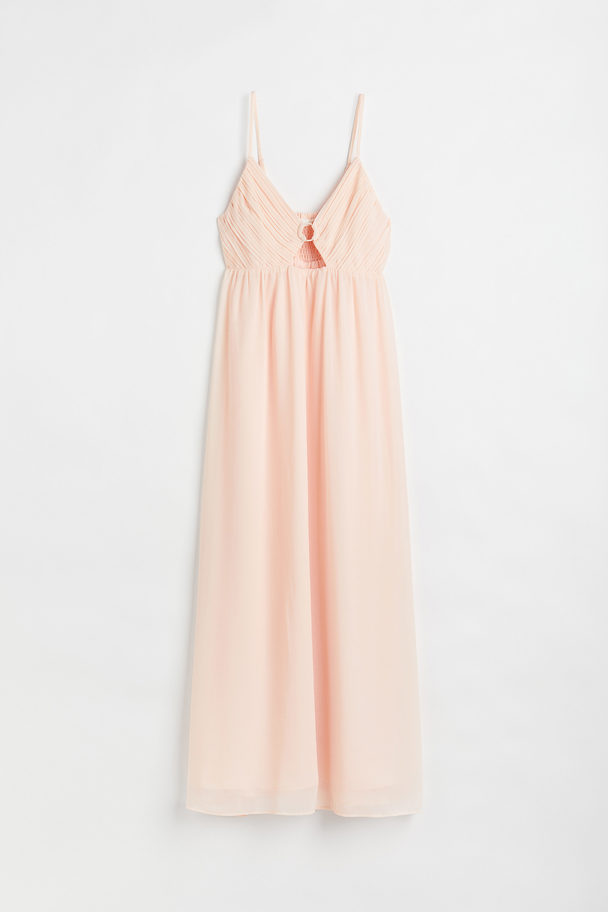 H&M Chiffon Slip Dress Powder Pink