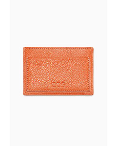 Leather Cardholder Orange