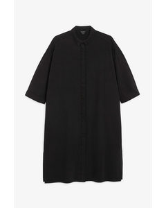 Blusenkleid aus Denim Black