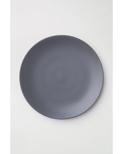 Porcelain Plate Dark Grey