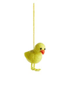 Felt So Good Chick Hanging Ornament Yellow