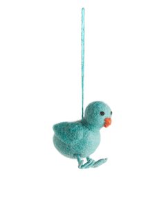 Felt So Good Chick Hanging Ornament Blue