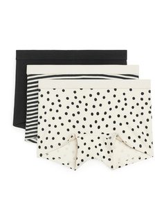 Cotton Jersey Boxer Briefs Black/white/pattern