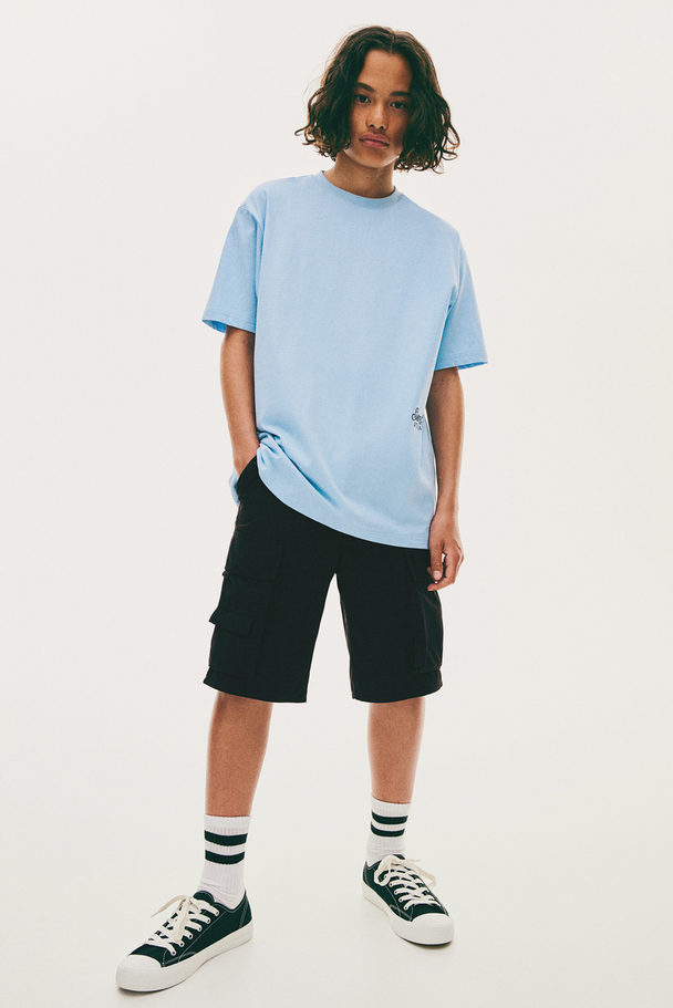 H&M Cargo Shorts Black